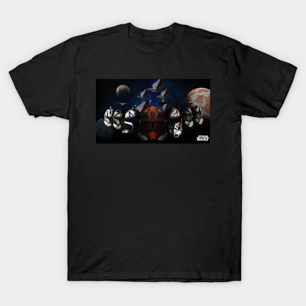 Clone wars T-Shirt by Lonely_Artist